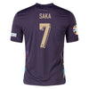 Men's Replica Nike Saka England Away Jersey 2024