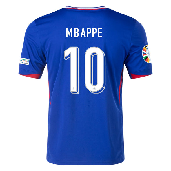 Kid's Replica Nike Mbappe France Home Jersey 2024