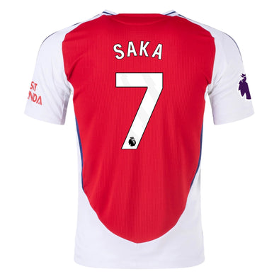 Men's Authentic Adidas Saka Arsenal Home Jersey 24/25