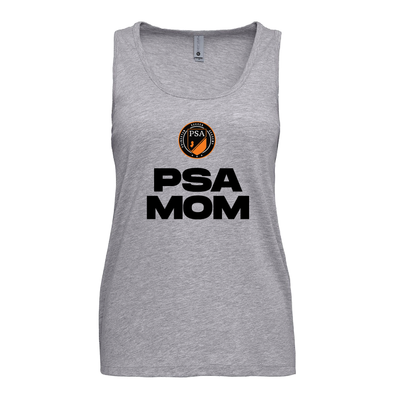 PSA MOM Next Level Muscle Tank Top Heather Grey