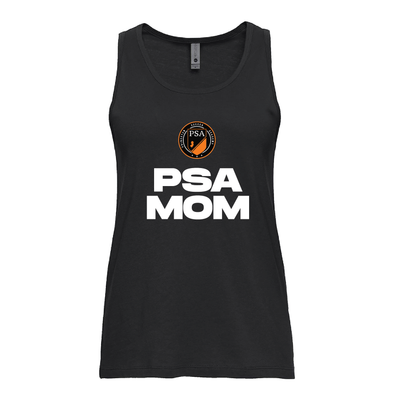 PSA MOM Next Level Muscle Tank Top Black