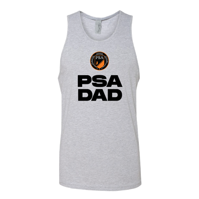 PSA DAD Next Level Muscle Tank Top Heather Grey