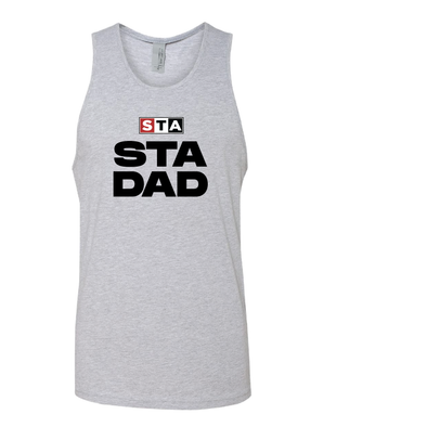 STA DAD Next Level Muscle Tank Top Heather Grey