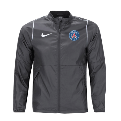 PSG Coaches Nike Park 20 Rain Jacket Grey