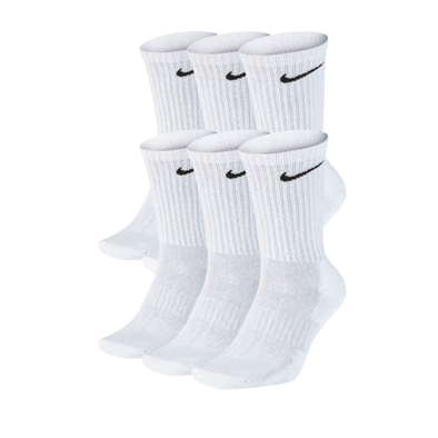 PSG Coaches Nike Everyday Cushion Socks White - 6 Pack