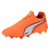 Puma King Ultimate FG/AG Firm Ground Soccer Cleat -Glowing Red/White/Red Fire