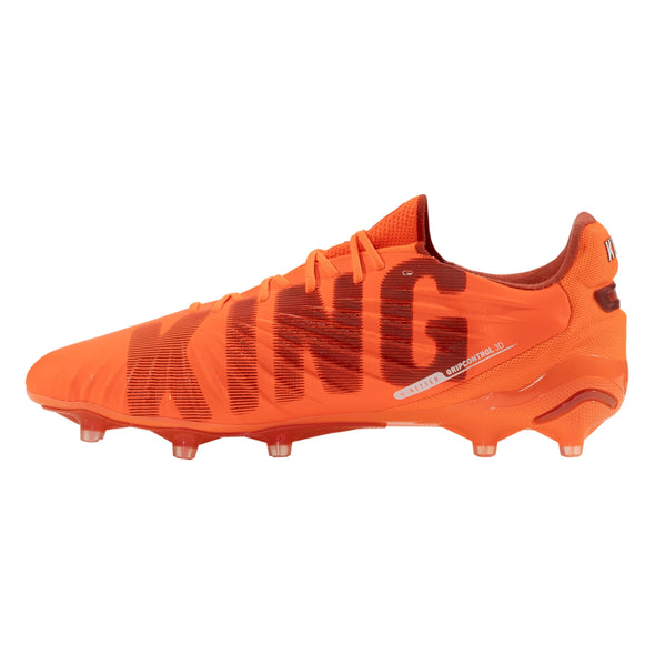 Puma King Ultimate FG/AG Firm Ground Soccer Cleat -Glowing Red/White/Red Fire