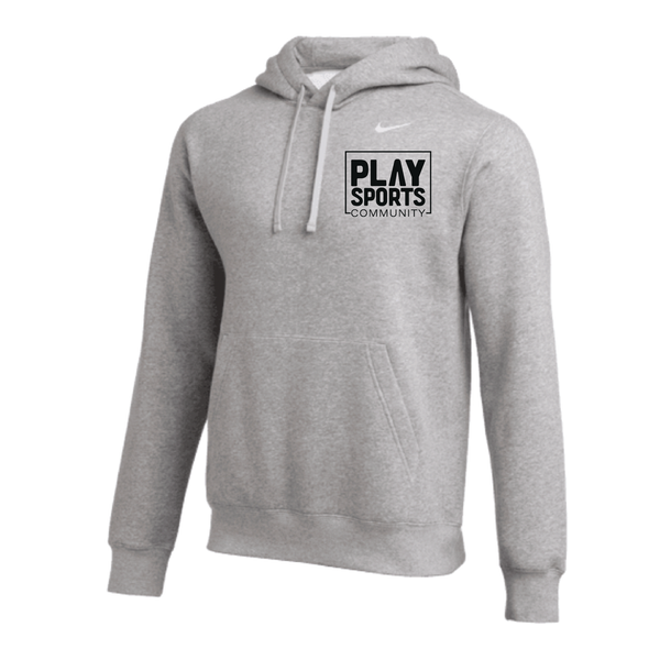 Play Sports Community FAN Nike Club Hoodie Grey