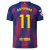 Men's Authentic Nike Raphinha Barcelona Home Jersey 25/26