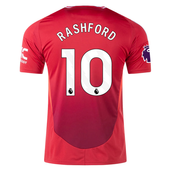 Men's Authentic adidas Rashford Manchester United Home Jersey 24/25