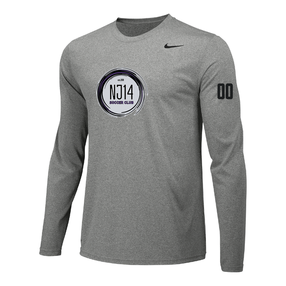 NJ14 FAN Nike Legend LS Shirt Grey
