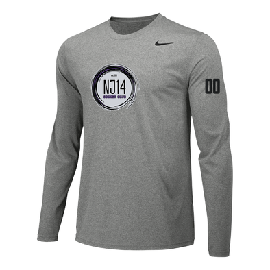 NJ14 Nike Legend LS Shirt Grey