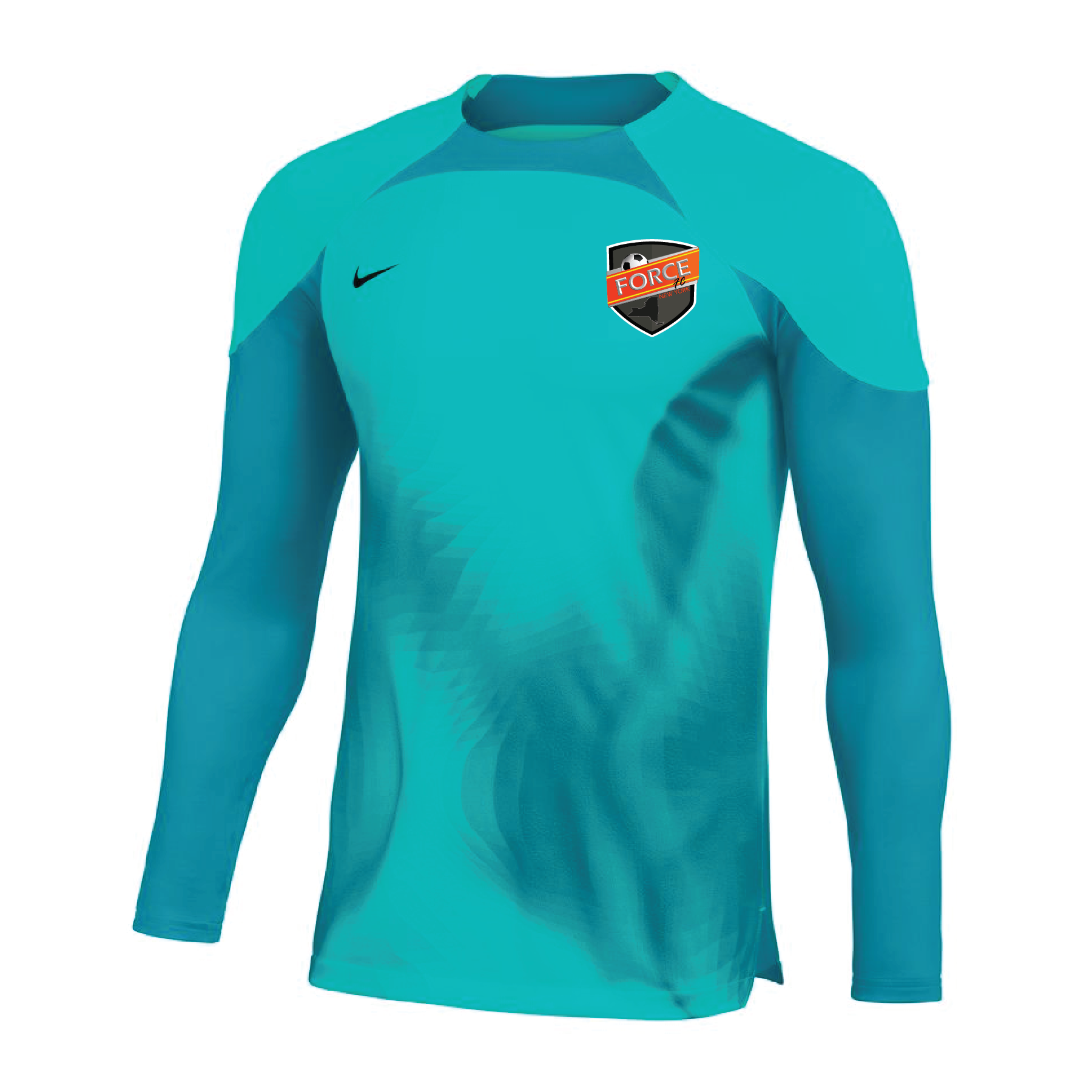 FORCE Nike Gardien IV LS Goalkeeper Jersey Hyper Turquoise Soccer Zone USA