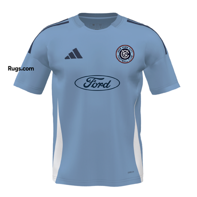 NYCFC Girls Program Tiro 24 Comp Custom Jersey Light Blue