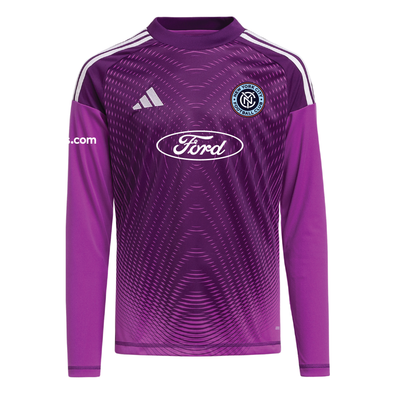 NYCFC Girls Program adidas Tiro 25 Comp LS Goalkeeper Jersey Purple