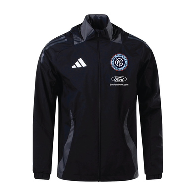 NYCFC Talent Centers Year-Round Program adidas Tiro 24 Comp All Weather Jacket Black