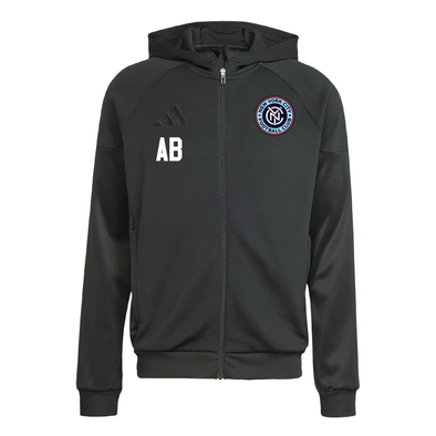 NYCFC Talent Centers Year-Round Program adidas Tiro 25 Full-Zip Hoodie Black