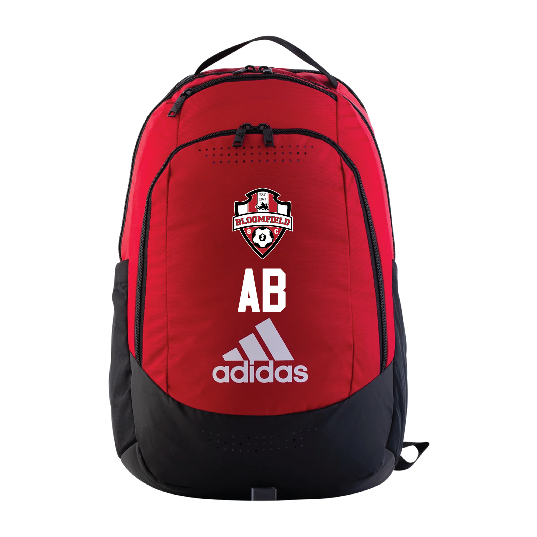 Bloomfield SC adidas Defender Backpack Red Soccer Zone USA