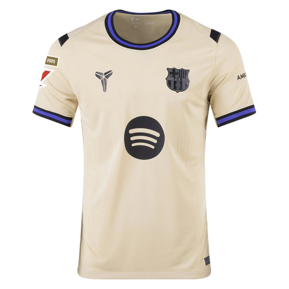Men's Replica Nike Lewandowski Barcelona Away Jersey 25/26