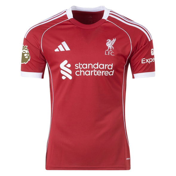 Kid's Replica adidas Virgil Liverpool Home Jersey 25/26