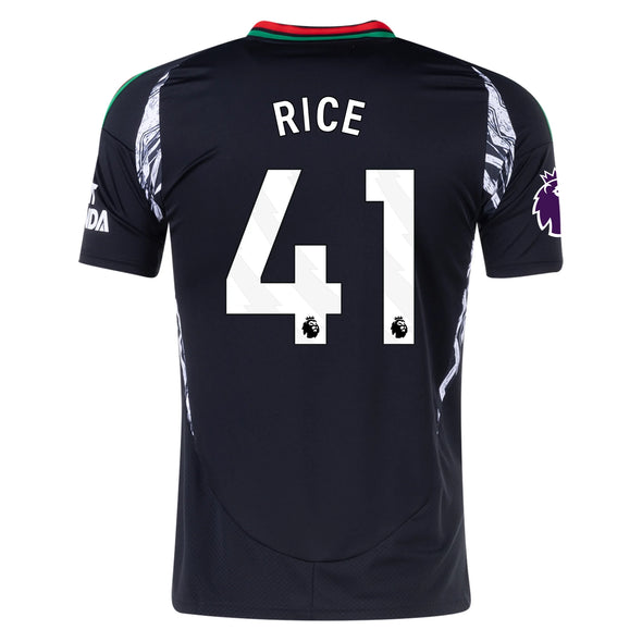 Men's Replica adidas Rice Arsenal Away Jersey 24/25