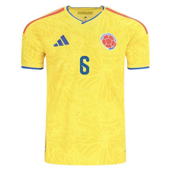 Men's Authentic adidas Richard Rios Colombia Home Jersey 2026 - Ships by 12/10