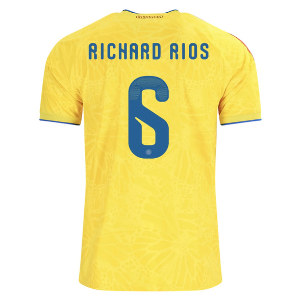 Kid's Replica adidas Richard Rios Colombia Home Jersey 2026 - Ships by 12/10