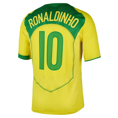 Nike Brazil Reissue Ronaldinho 10 Home Jersey