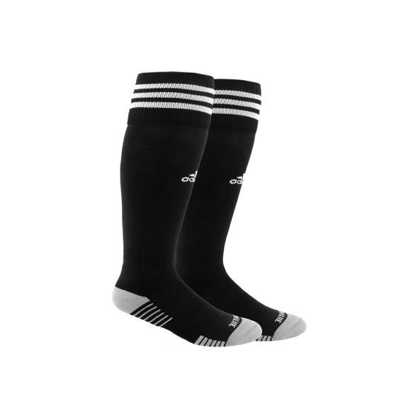 Black River Athletics  2010 and Older adidas Copa Zone Field Player/Goalkeeper Match/Practice Sock Black/White