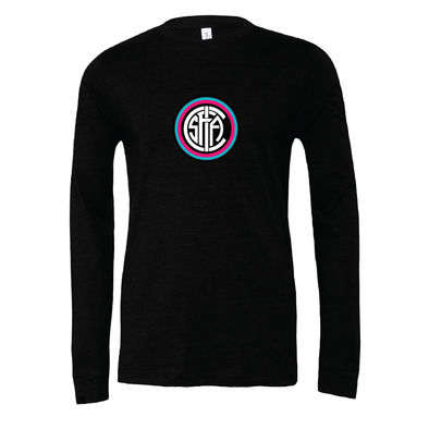 FC Inter San Antonio (Supporter) Bella + Canvas Long Sleeve Triblend T-Shirt Black