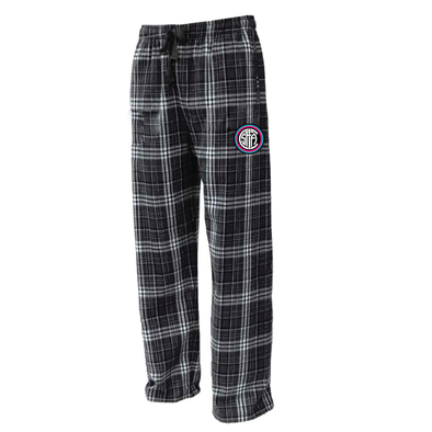 FC Inter San Antonio Flannel Plaid Pajama Pant Black/White