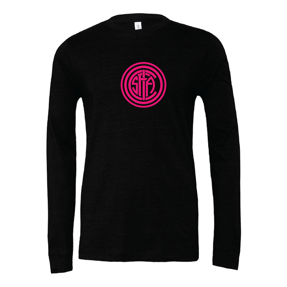 FC Inter San Antonio (Club) Bella + Canvas Long Sleeve Triblend T-Shirt Black