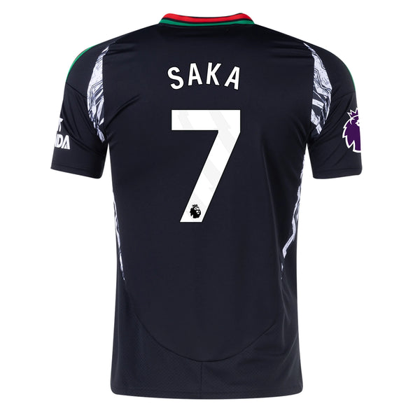 Men's Replica adidas Saka Arsenal Away Jersey 24/25