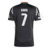 Kid's Replica adidas Saka Arsenal Away Jersey 24/25- UCL