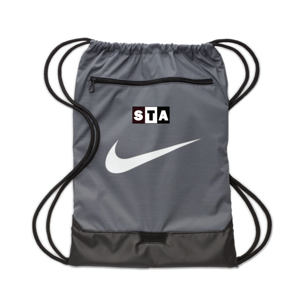 STA Coaches Nike Brasilia String Bag Grey