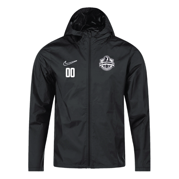 Fall River Warriors FC Nike Storm Rain Jacket Black