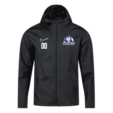 Spartans SC Nike Storm Rain Jacket Black