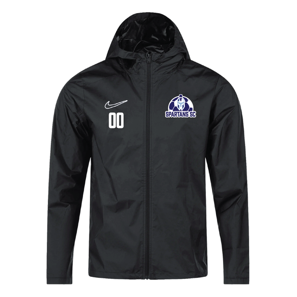 Spartans SC Nike Storm Rain Jacket Black