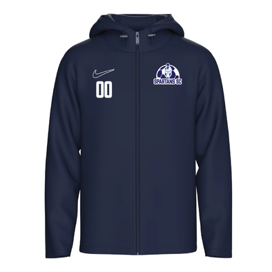 Spartans SC Nike Storm-Fit Rain Jacket Navy