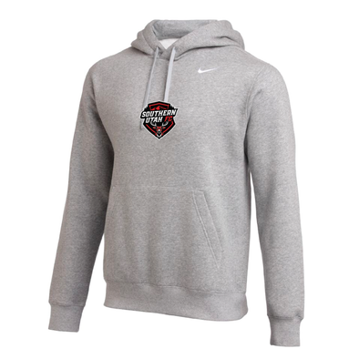 Southern Utah Fan (Patch) Nike Club Hoodie Grey