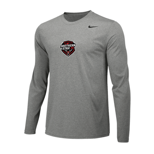 Southern Utah Fan (Patch) Nike Legend LS Shirt Grey