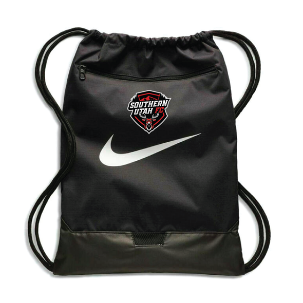 Southern Utah Fan Nike Brasilia String Bag Black