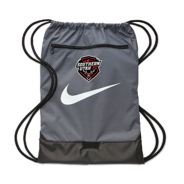 Southern Utah Fan Nike Brasilia String Bag Grey