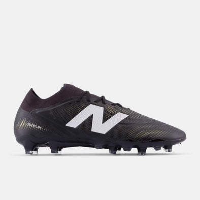 New Balance Tekela Elite Low Laced FG Firm Ground Soccer Cleats V5-Black/White/Gold