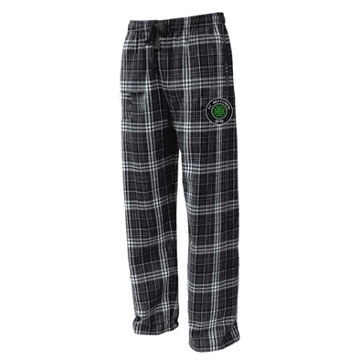 STA Motown Flannel Plaid Pajama Pant Black/White