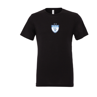 SUSA New England RL (Patch) Bella + Canvas Short Sleeve Triblend T-Shirt Solid Black