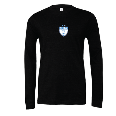 SUSA New England RL (Patch) Bella + Canvas Long Sleeve Triblend T-Shirt Heather Black