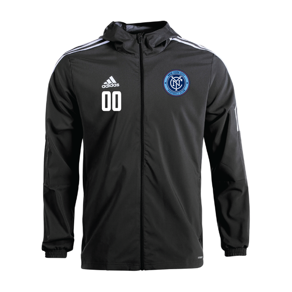 NYCFC Girls Program adidas Tiro 21 Windbreaker Black