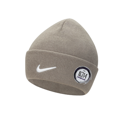 NJ14 Nike Knit Cuff Beanie Grey