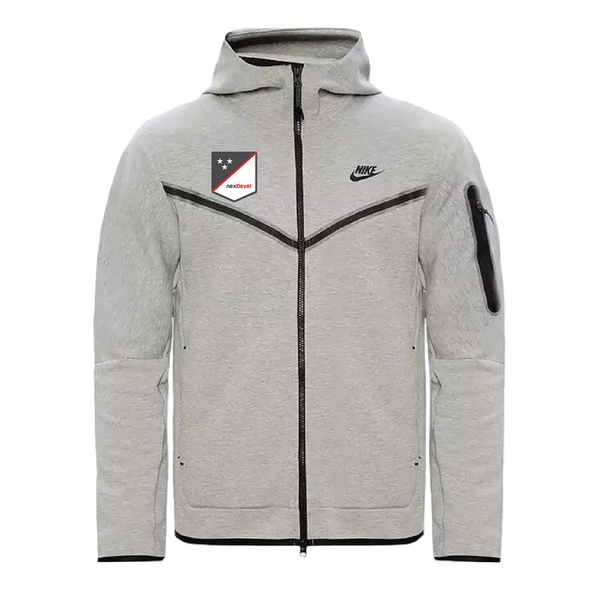 Next Level Nike Tech Fleece FZ Windrunner Grey